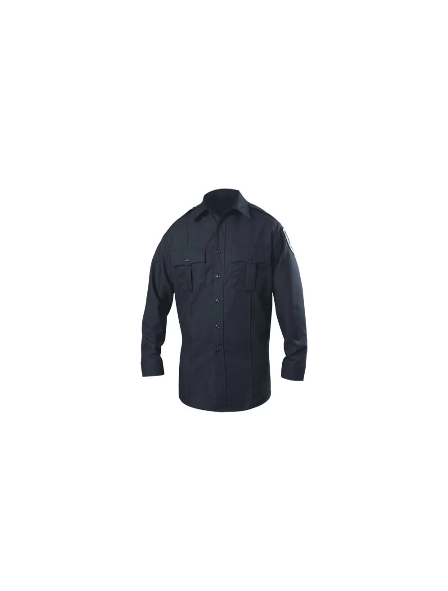 ODG Men's 8600-Z Long Sleeve Zip-Up Polyester Shirt - Durable Workwear & Outdoor Performance Top