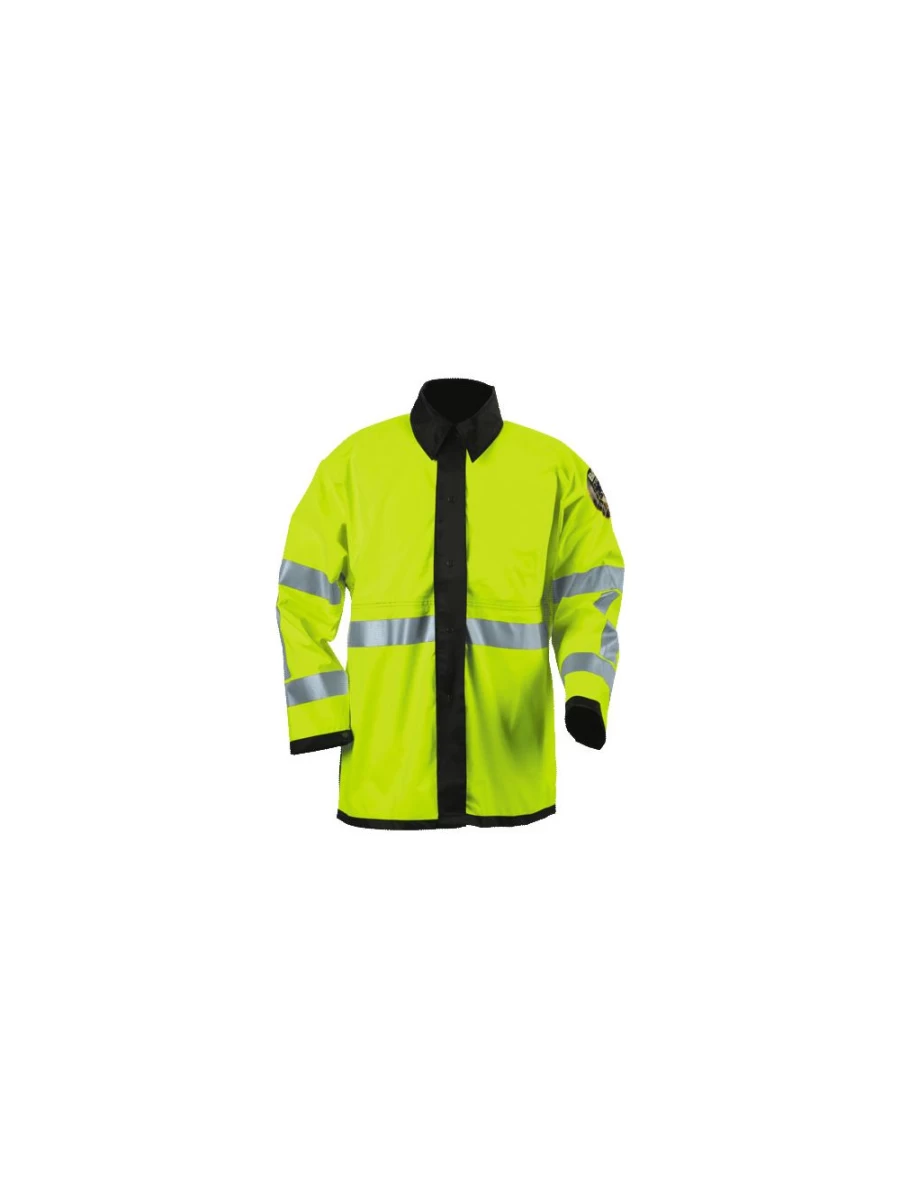 ODG Reversible Waterproof Rain Jacket for Men & Women, 32" Lightweight Windbreaker with Hood