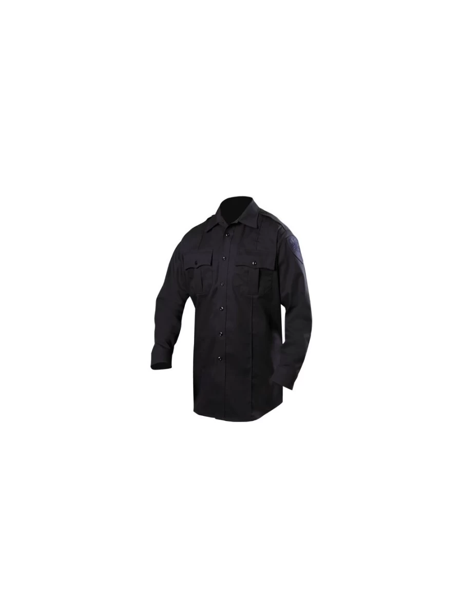 ODG Men's Long-Sleeve Poly-Cotton Blend Work Shirt 8703X - Durable Comfort for Professional Wear
