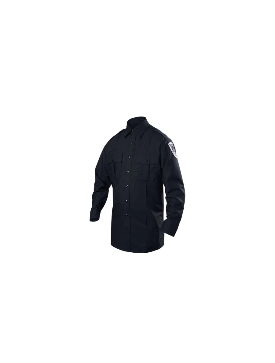 ODG Men's Long Sleeve Poly-Cotton Blend Shirt - Comfortable Work & Casual Wear