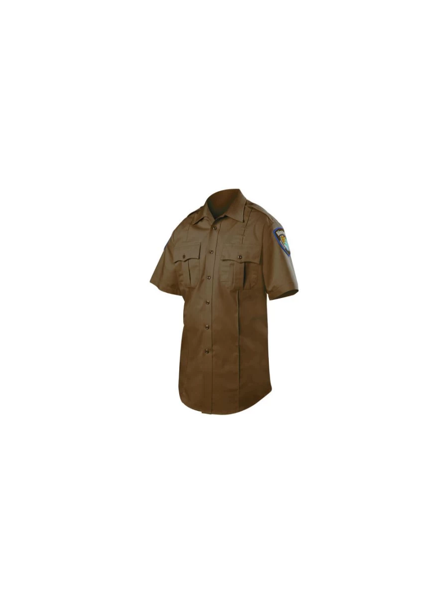 ODG Men's Short Sleeve Poly Rayon Blend Casual Shirt - Lightweight Comfort Fit Top