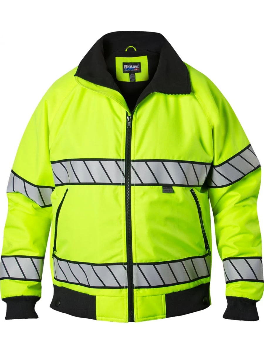 ODG Men's Fleece Lined Bomber Jacket - Blauer 6112 Style, Warm Winter Coat